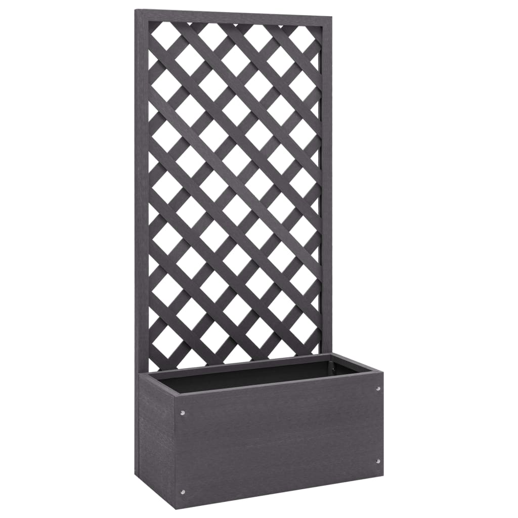 vidaXL Trellis Planter 65x30x135 cm WPC