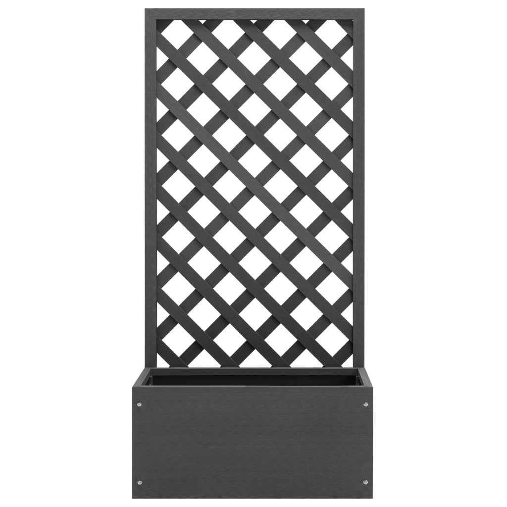 vidaXL Trellis Planter 65x30x135 cm WPC