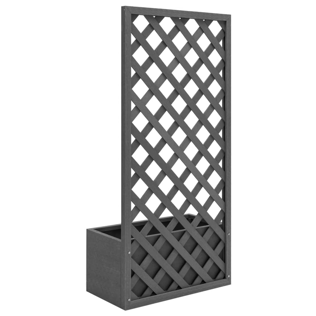 vidaXL Trellis Planter 65x30x135 cm WPC
