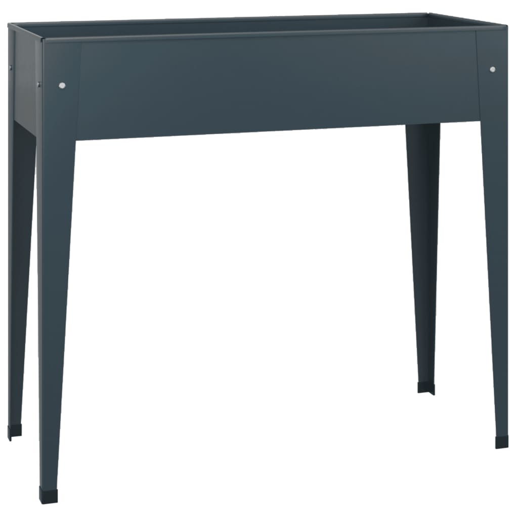 vidaXL Garden Planter 100.5x40.5x90 cm Galvanised Steel