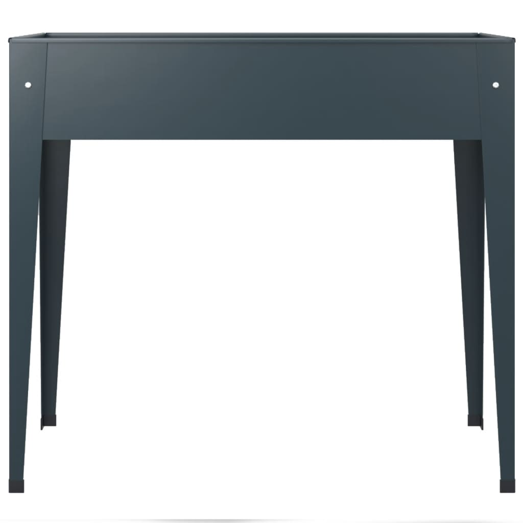 vidaXL Garden Planter 100.5x40.5x90 cm Galvanised Steel