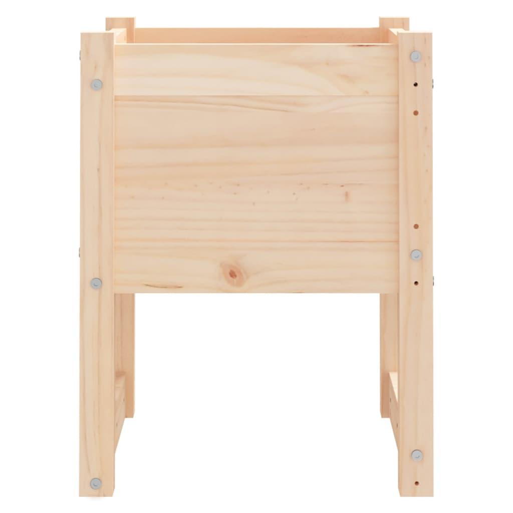 vidaXL Planters 2 pcs 40x40x52.5 cm Solid Wood Pine