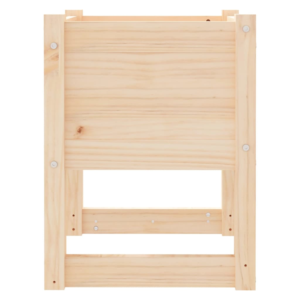 vidaXL Planters 2 pcs 40x40x52.5 cm Solid Wood Pine