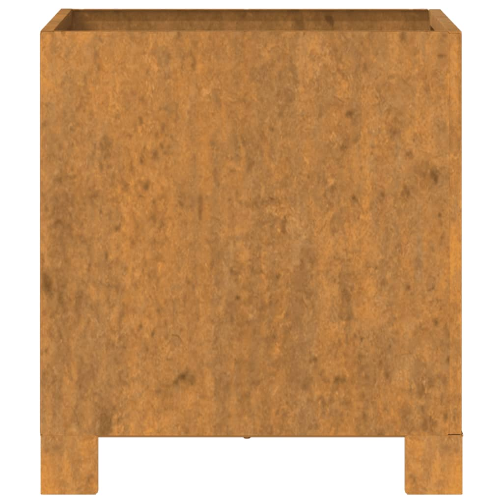 vidaXL Planters with Legs 2 pcs Rusty 32x30x33 cm Corten Steel