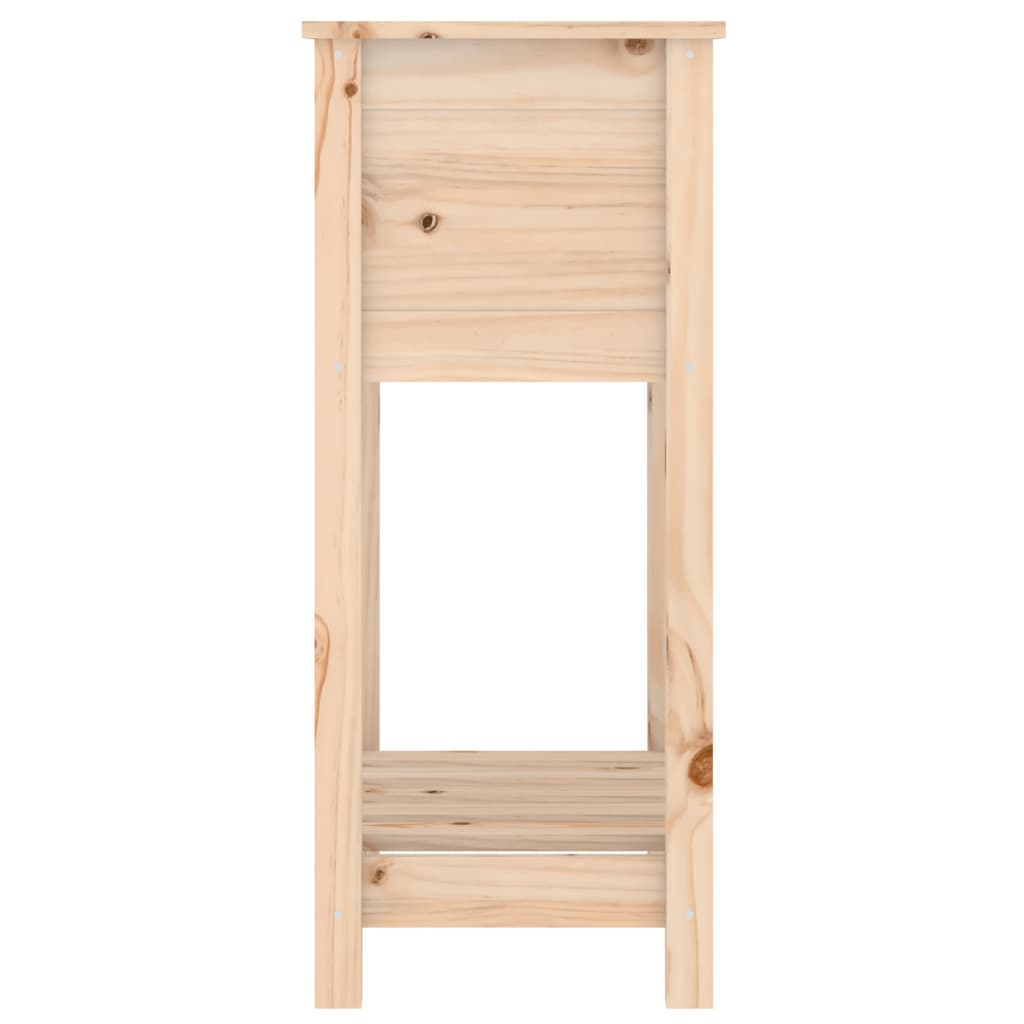 vidaXL Planter with Shelf 54x34.5x81 cm Solid Wood Pine