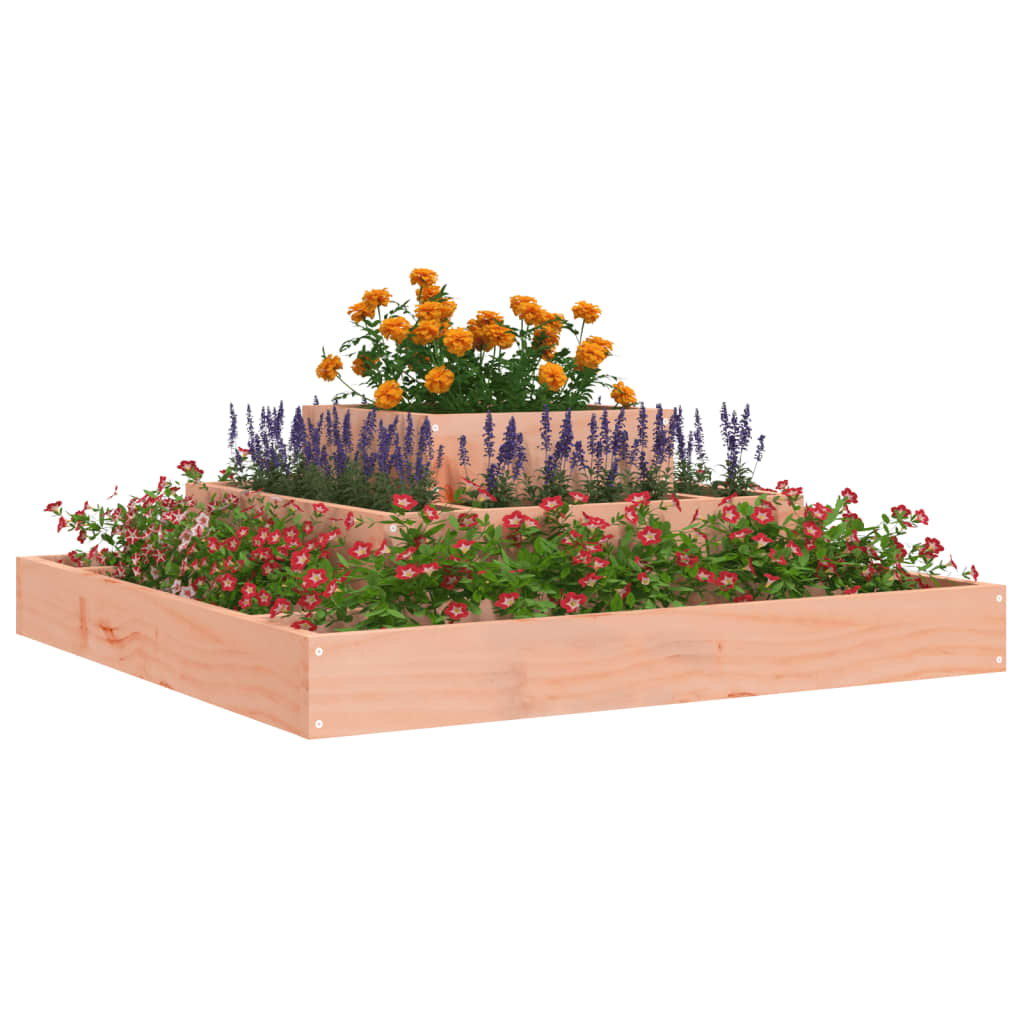 vidaXL Planter 80x80x27 cm Solid Wood Douglas