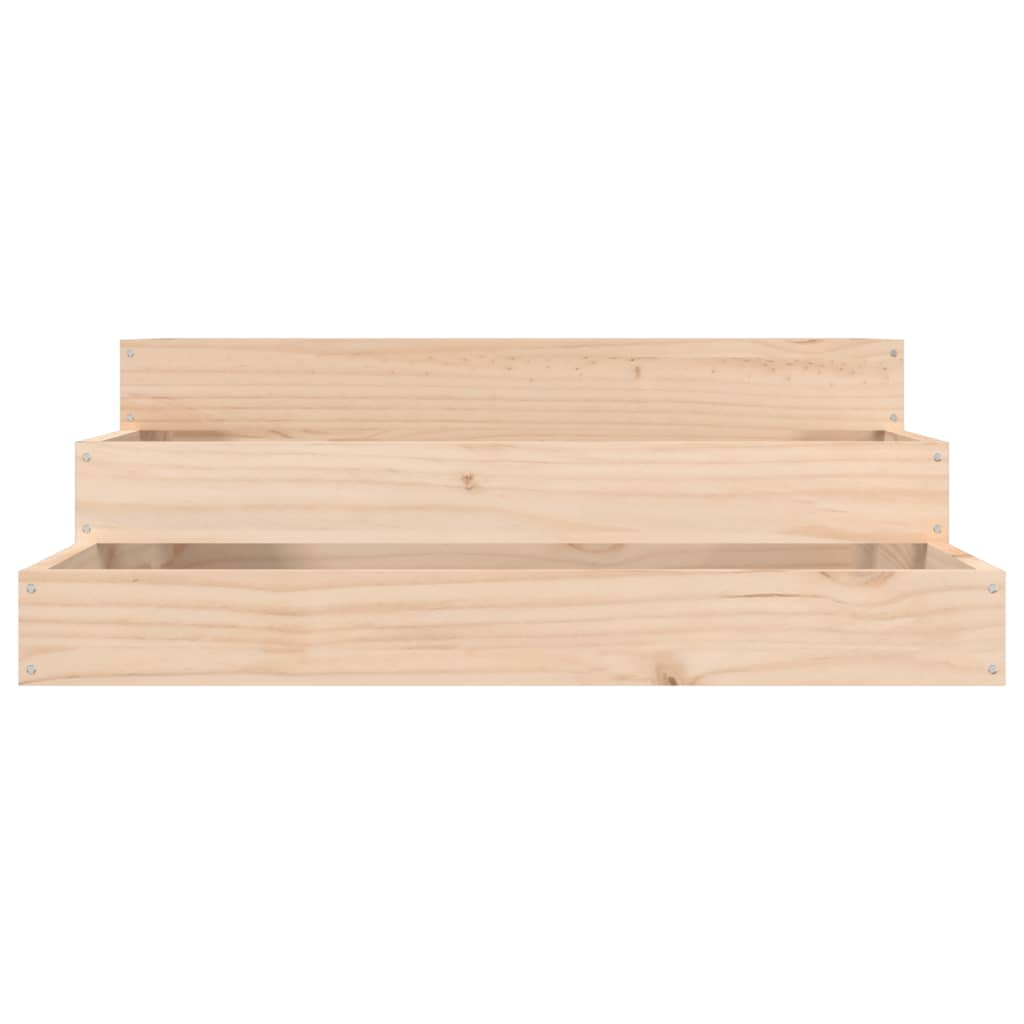 vidaXL Planter 78x78x27 cm Solid Wood Pine