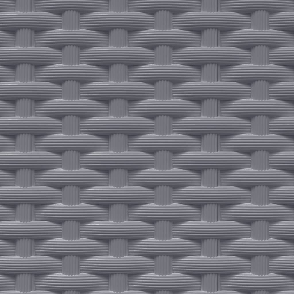 vidaXL Planters 2 pcs Dark Grey 30x30x37 cm Polypropylene