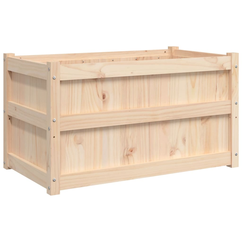 vidaXL Pine Wood Garden Planters, Set of 2 - Solid, Durable, & Attractive