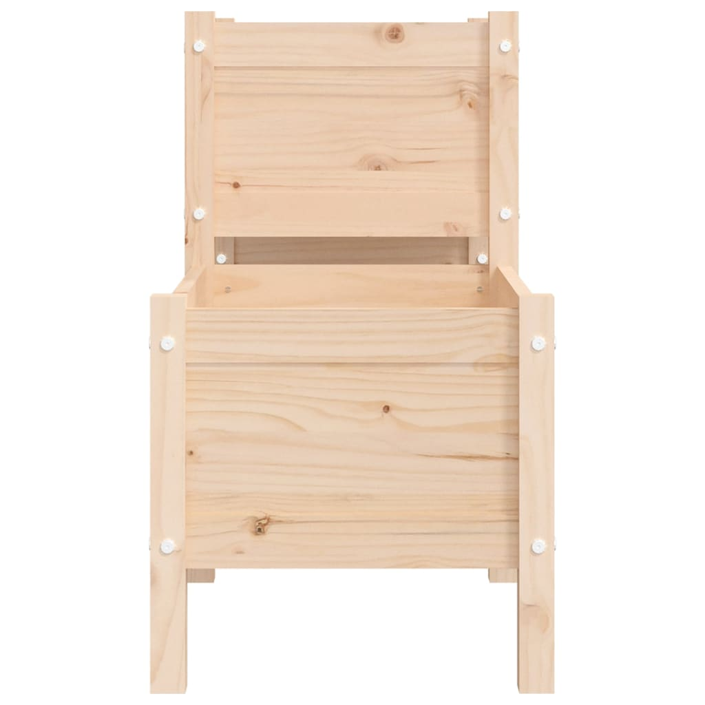 vidaXL Planter 178.5x44x75 cm Solid Wood Pine