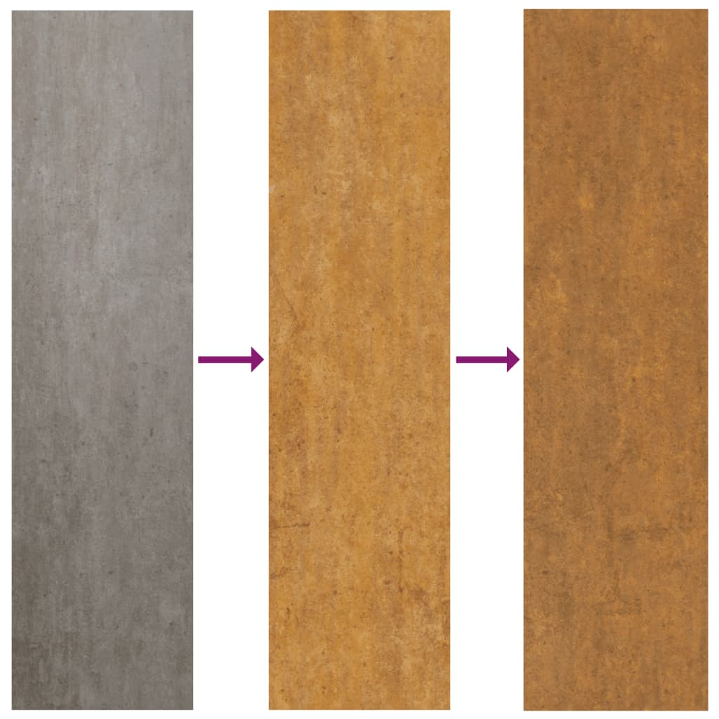 vidaXL Planter Rusty 40x40x45 cm Corten Steel