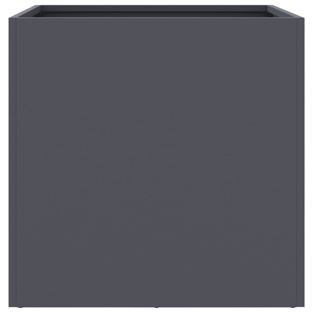 vidaXL Planters 2 pcs Anthracite 49x47x46 cm Cold-rolled Steel