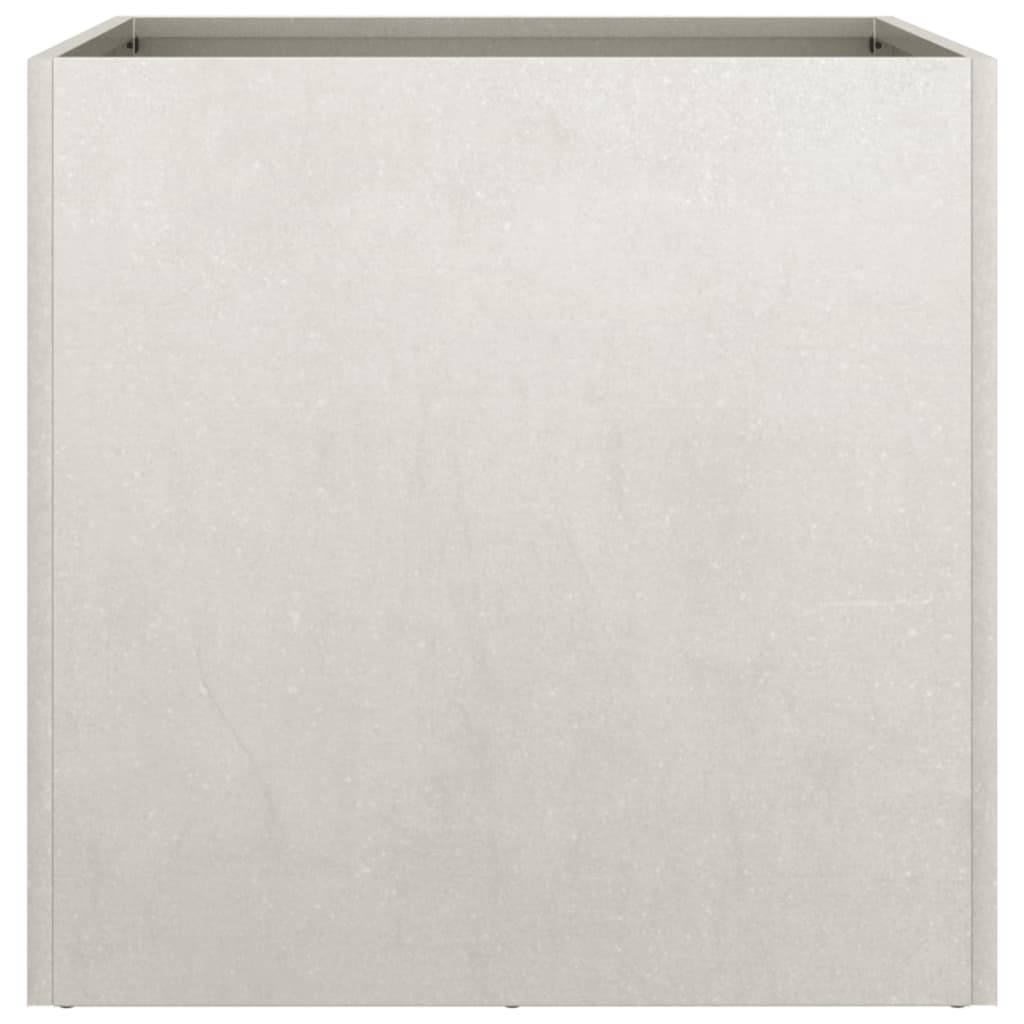 vidaXL Planters 2 pcs Silver 49x47x46 cm Stainless Steel