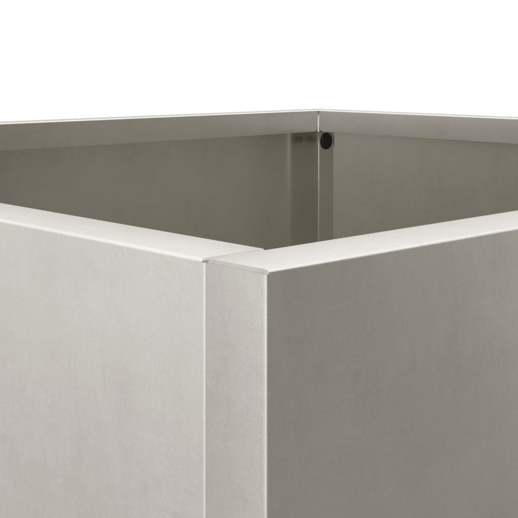 vidaXL Planter Silver 49x47x46 cm Stainless Steel