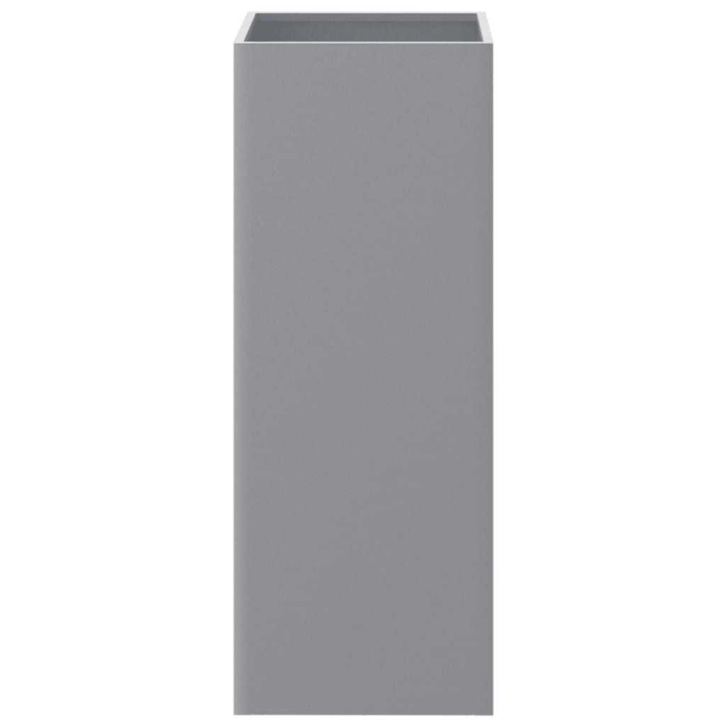 vidaXL Planter Silver 32x29x75 cm Galvanised Steel