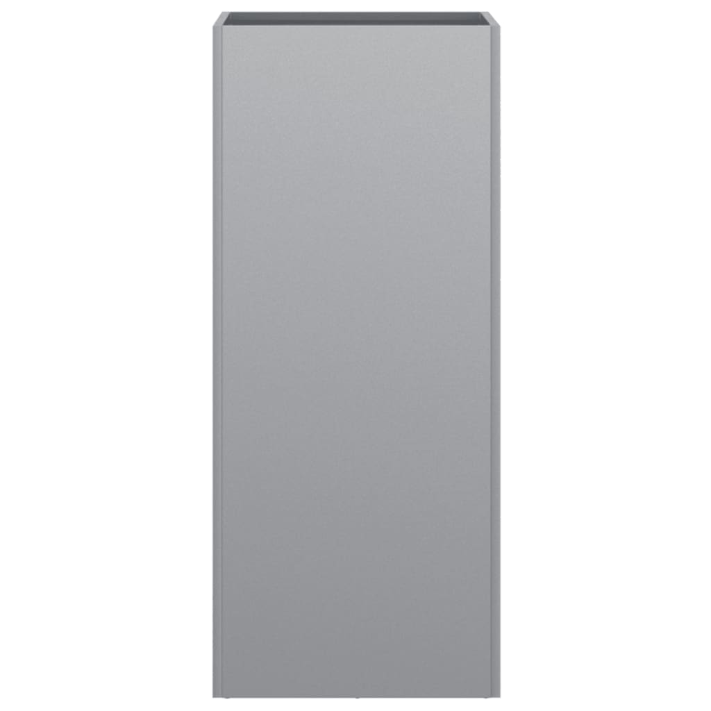 vidaXL Planter Silver 32x29x75 cm Galvanised Steel