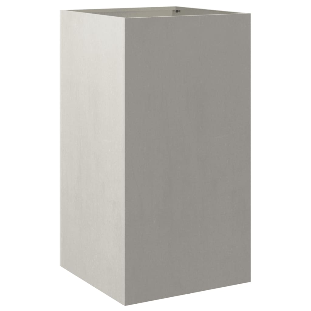 vidaXL Planter Silver 42x38x75 cm Stainless Steel
