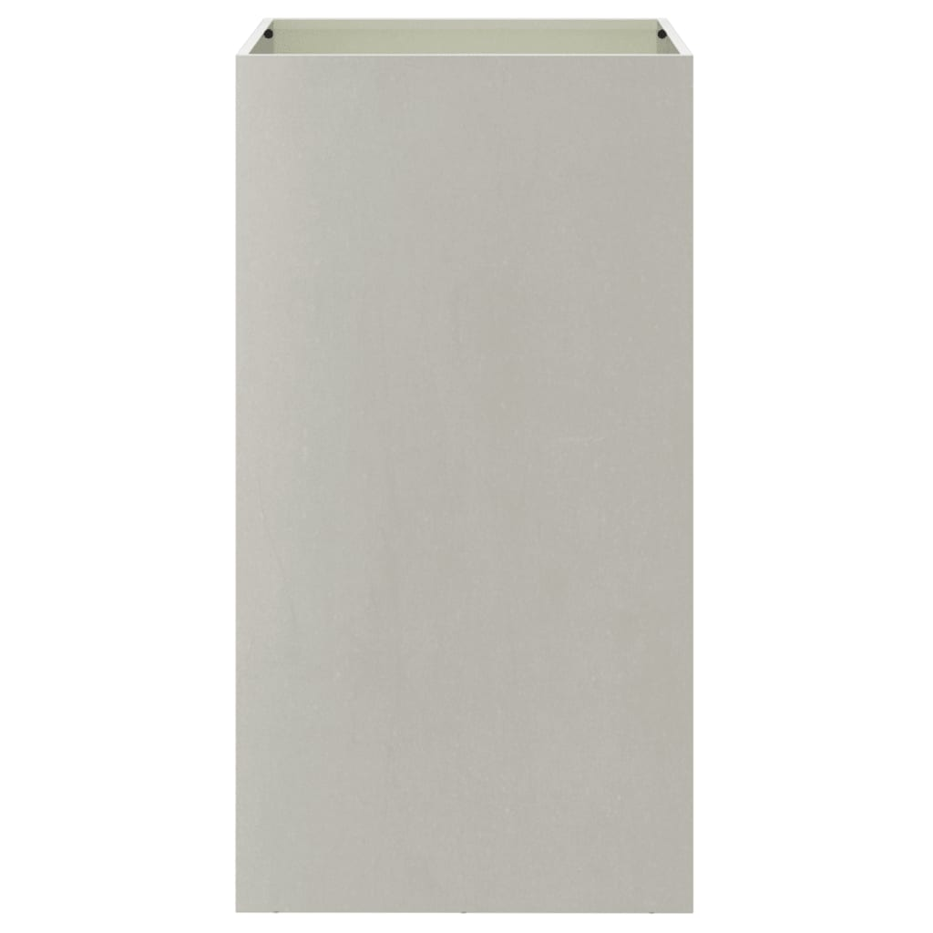 vidaXL Planter Silver 42x38x75 cm Stainless Steel