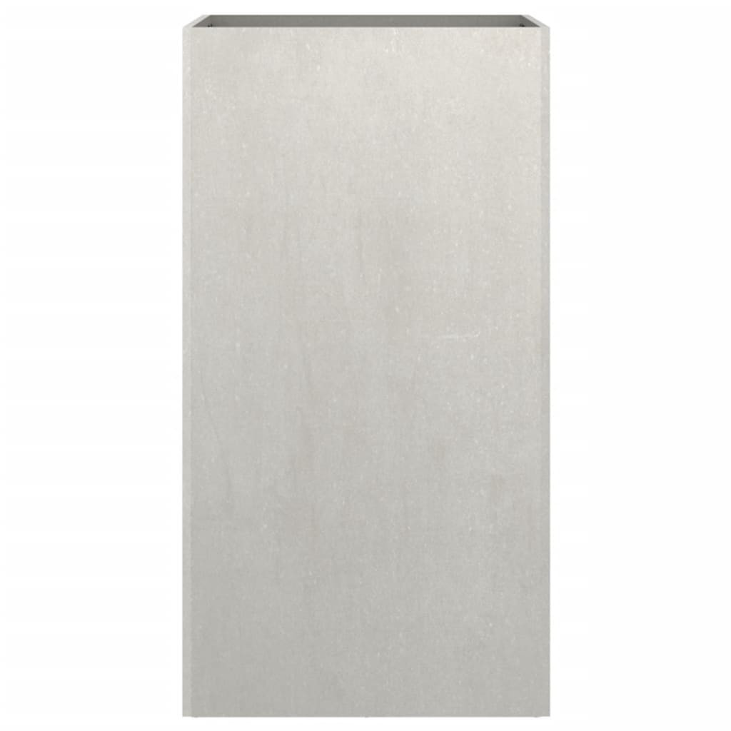 vidaXL Planter Silver 42x38x75 cm Stainless Steel