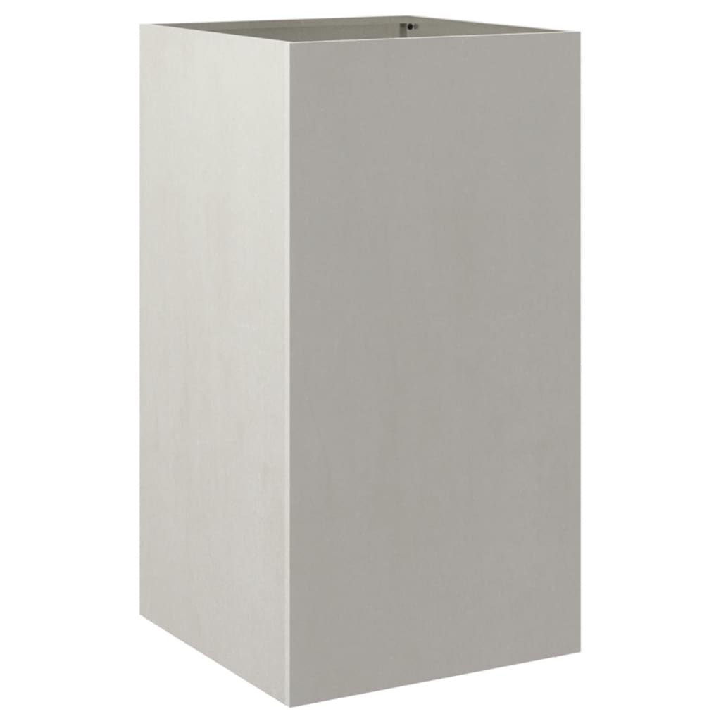 vidaXL Planter Silver 42x38x75 cm Stainless Steel