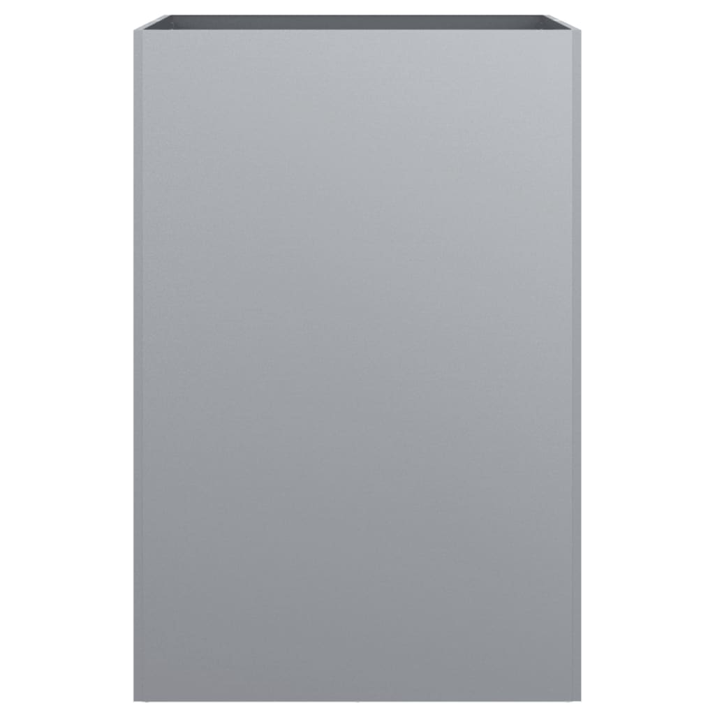 vidaXL Planter Silver 52x48x75 cm Galvanised Steel