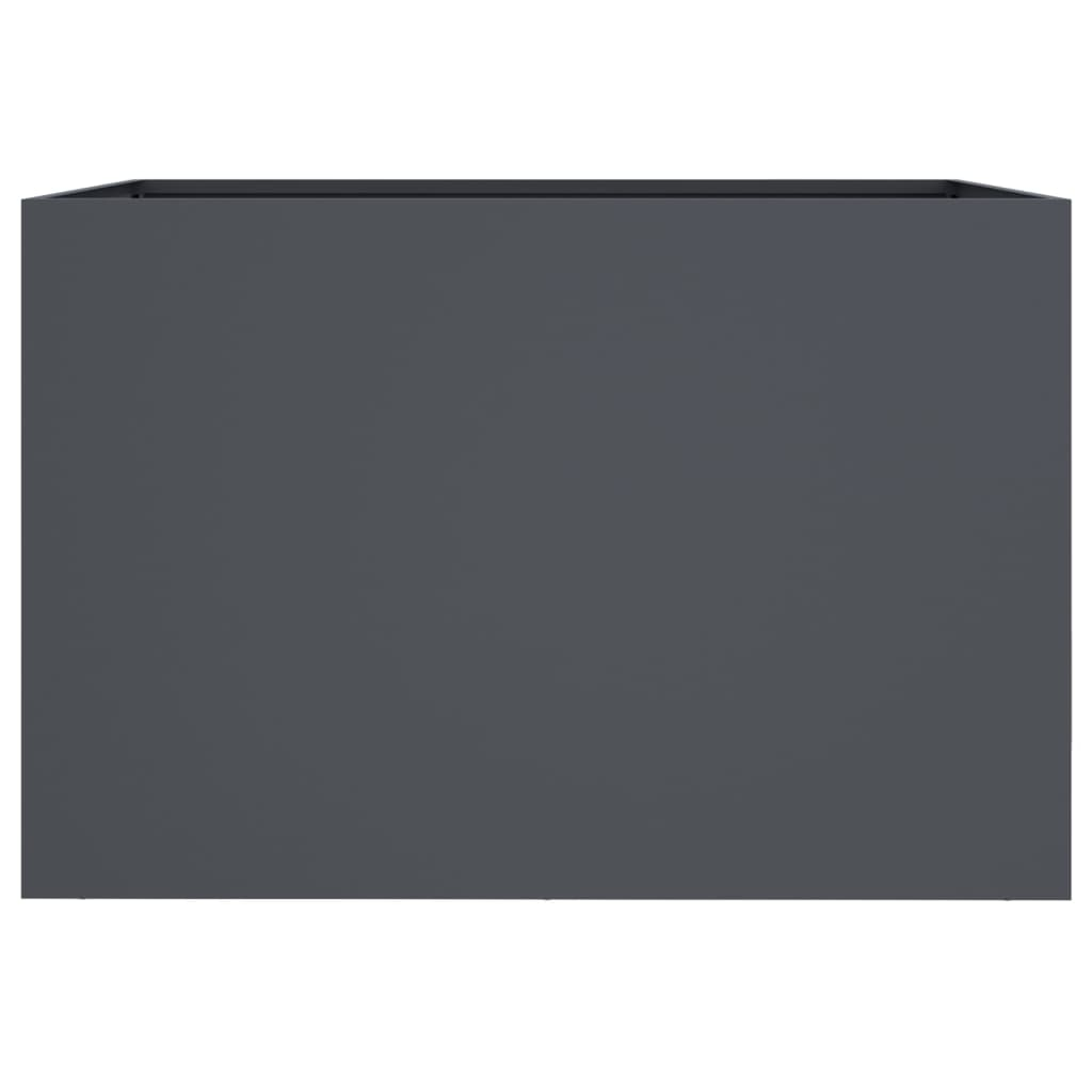 vidaXL Planter Anthracite 62x40x39 cm Cold-rolled Steel