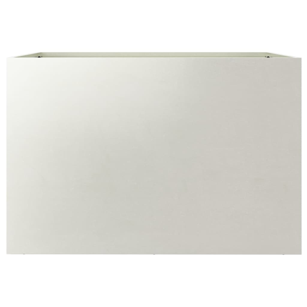 vidaXL Planter Silver 62x40x39 cm Stainless Steel