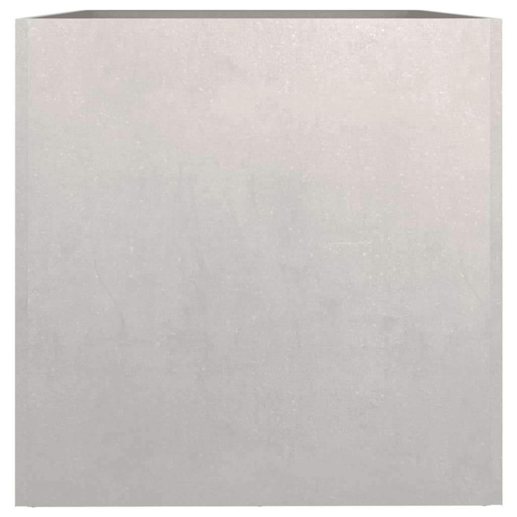 vidaXL Planter Silver 62x40x39 cm Stainless Steel