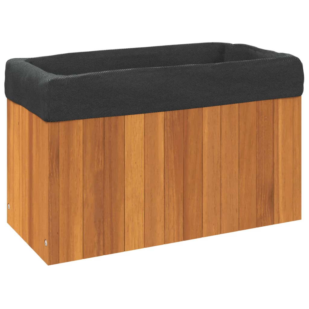 vidaXL Garden Planter 59x27.5x35 cm Solid Wood Acacia