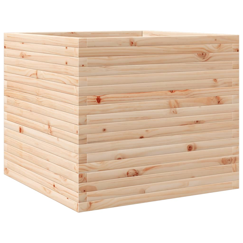 vidaXL Garden Planter 80x80x68.5 cm Solid Wood Pine