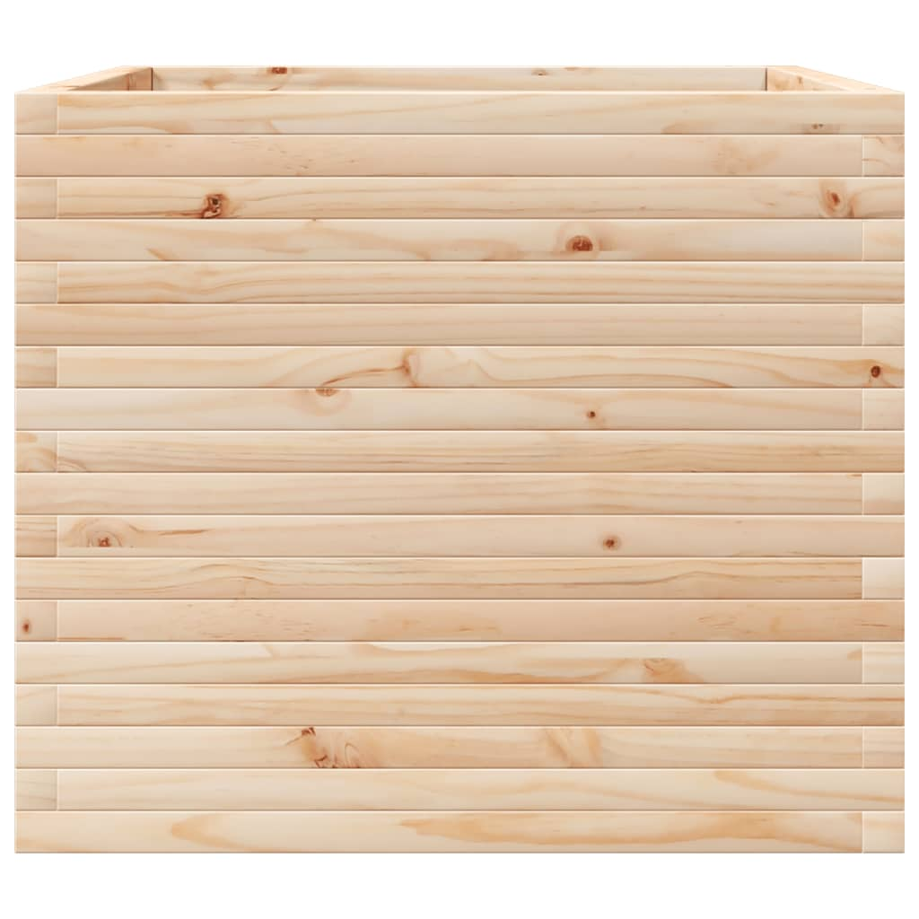 vidaXL Garden Planter 80x80x68.5 cm Solid Wood Pine
