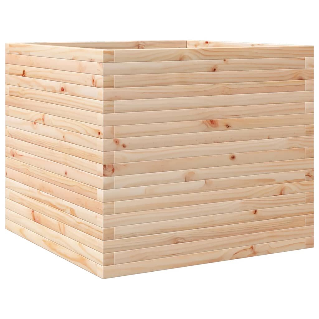 vidaXL Garden Planter 80x80x68.5 cm Solid Wood Pine