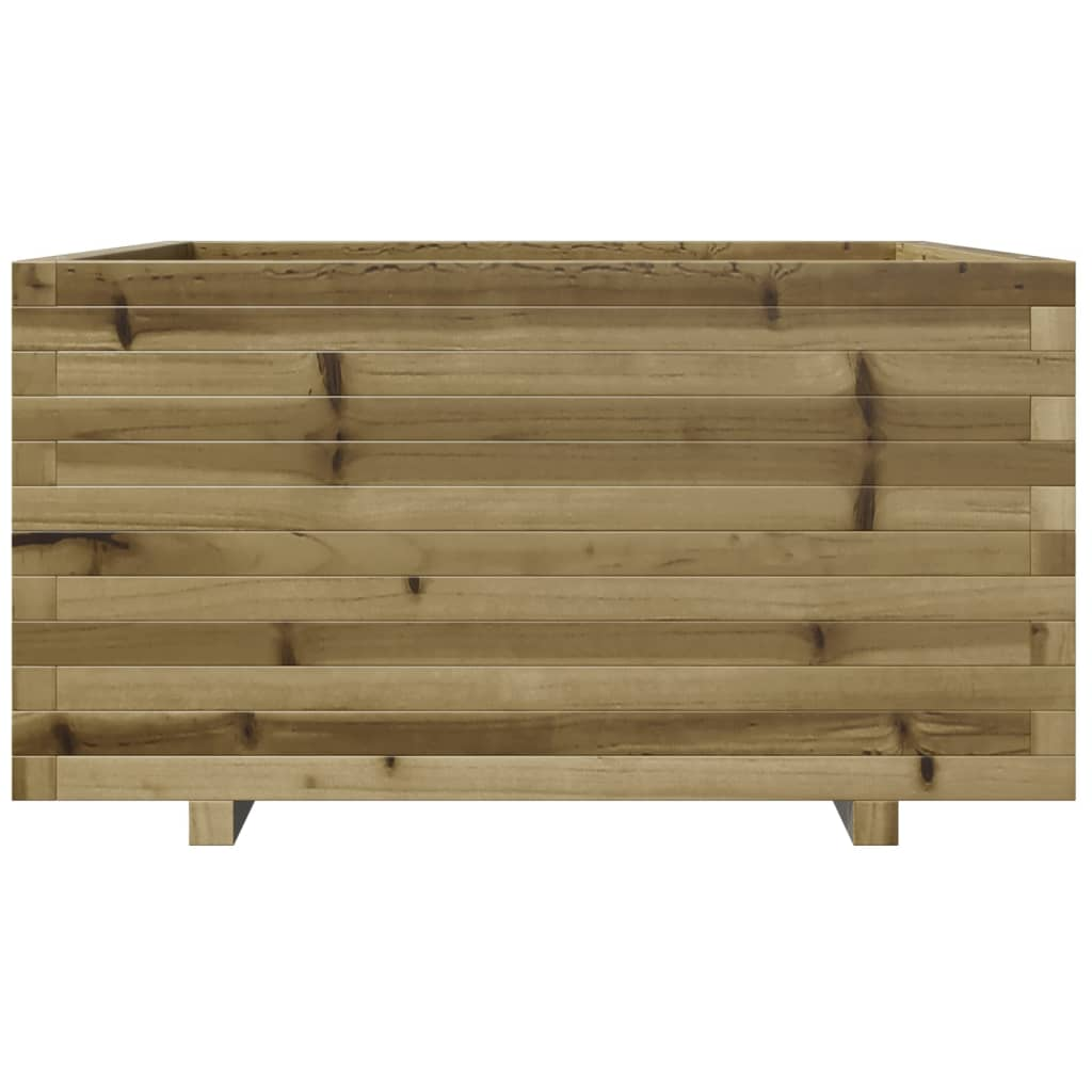 vidaXL Garden Planter 90x90x49.5 cm Impregnated Wood Pine