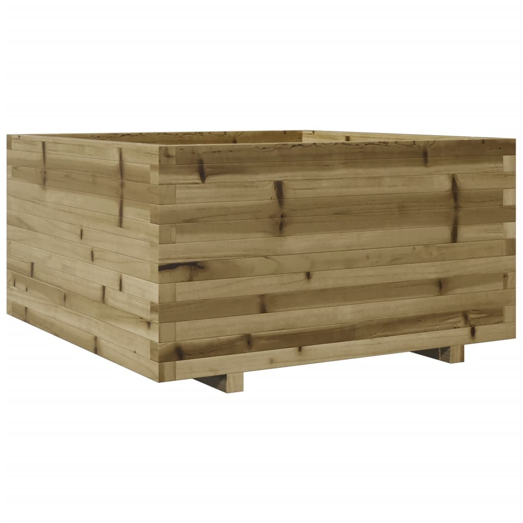 vidaXL Garden Planter 90x90x49.5 cm Impregnated Wood Pine