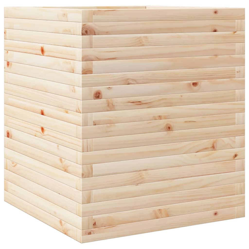 vidaXL Garden Planter 60x60x68.5 cm Solid Wood Pine