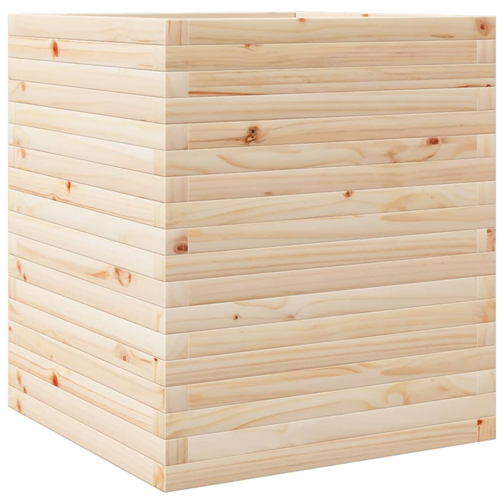 vidaXL Garden Planter 60x60x68.5 cm Solid Wood Pine