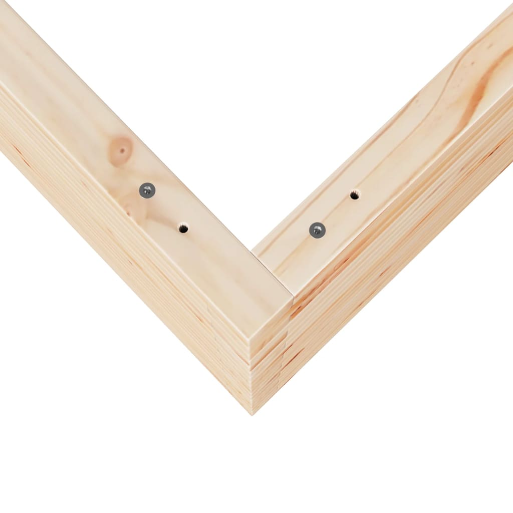 vidaXL Garden Planter 60x60x68.5 cm Solid Wood Pine