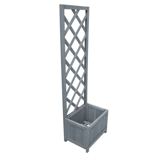 vidaXL Trellis Planter 40x30x135 cm Solid Firwood