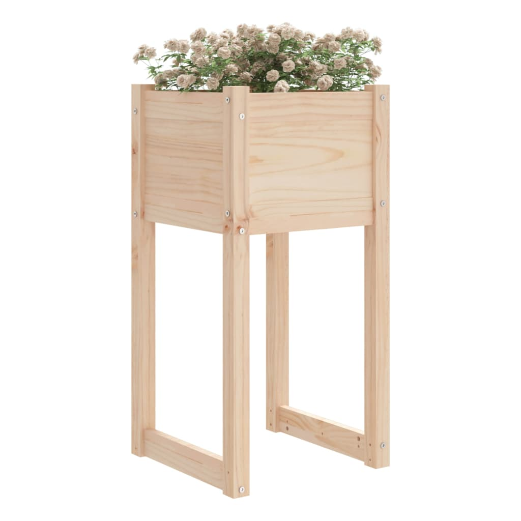 vidaXL Planters 2 pcs 40x40x81 cm Solid Wood Pine