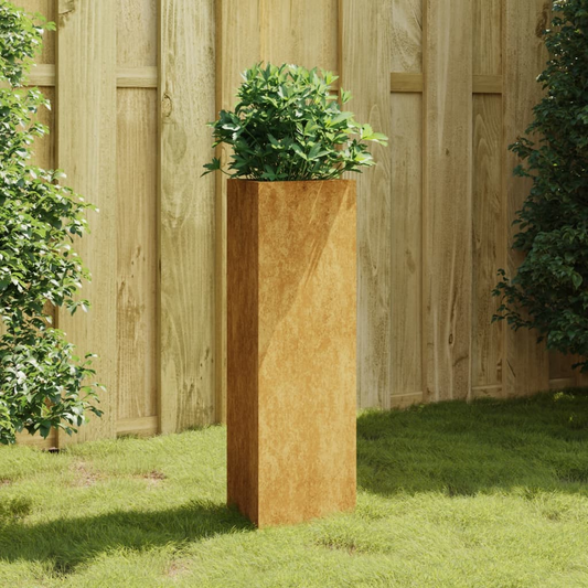 vidaXL Garden Planter 30x26x75 cm Corten Steel