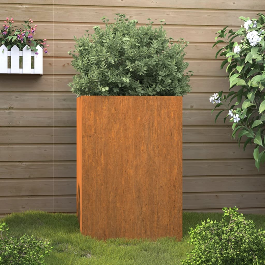 vidaXL Planter 42x38x75 cm Corten Steel