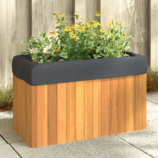 vidaXL Garden Planter 59x27.5x35 cm Solid Wood Acacia