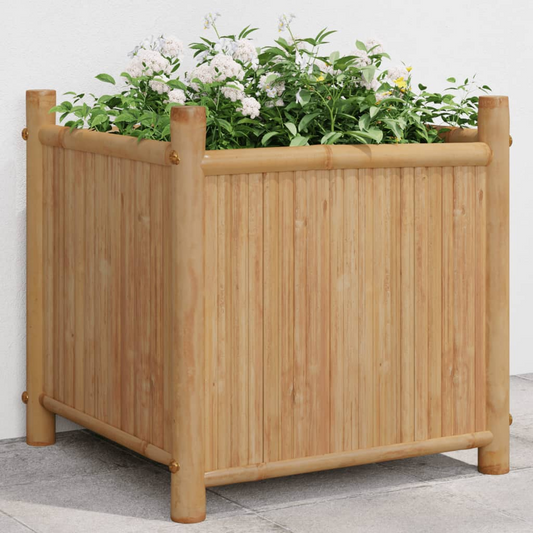 vidaXL Planter 40x40x40 cm Bamboo