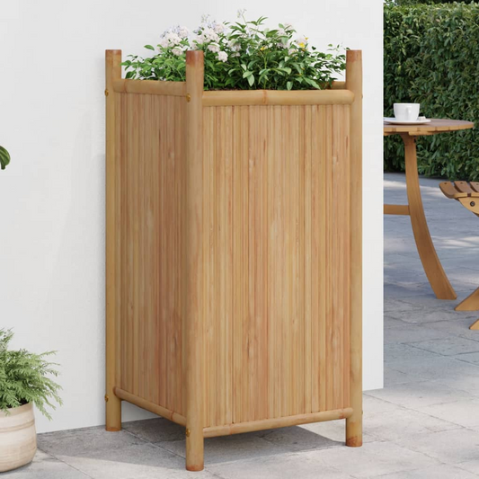 vidaXL Planter 40x40x80 cm Bamboo